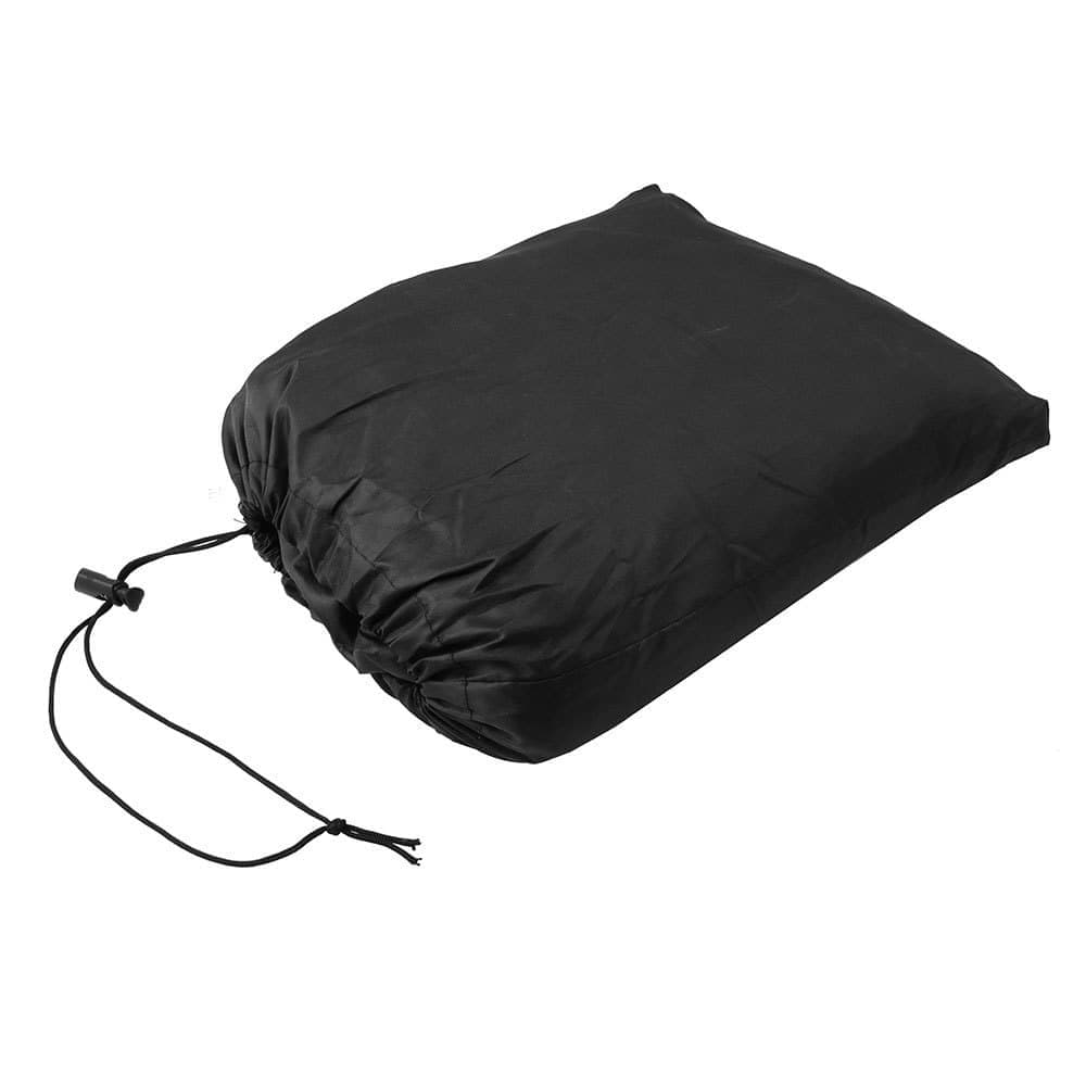 1x Waterproof Motorcycle and Moped Cover with Reflective Strips, Rain UV Dust Resistant Black, 245x105x125cm - Image 5