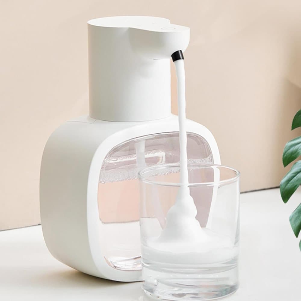 500ml Touchless Automatic Soap Dispenser with USB-C Charging, Silver - Image 2