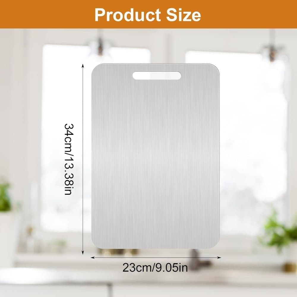 Titanium Double-Sided Cutting Board BPA-Free, 34x23 cm - Image 2