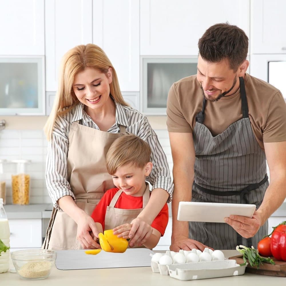 Titanium Double-Sided Cutting Board BPA-Free, 34x23 cm - Image 6