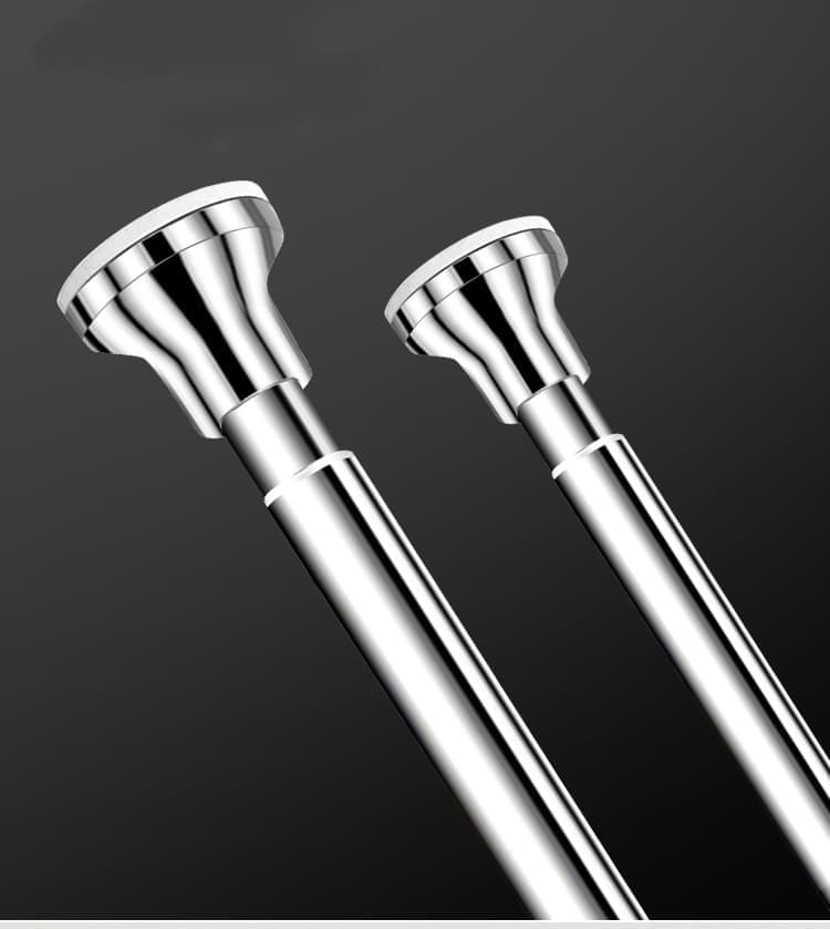 Extendable stainless steel telescopic curtain rod, 47-96cm - Image 7