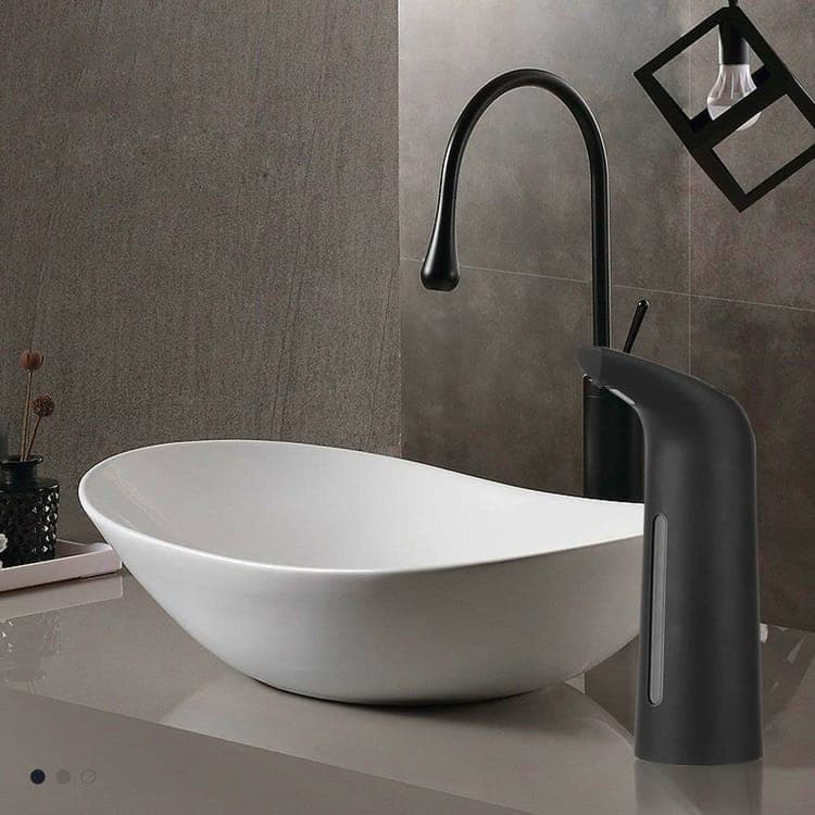 Touchless Automatic Liquid Soap Dispenser 400ml, Brown - Image 3