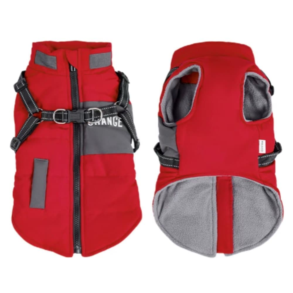 Winter Dog Vest Warm Soft Stand Collar Windproof Waterproof, Multiple Colors, S M L, XL, Red - Image 1