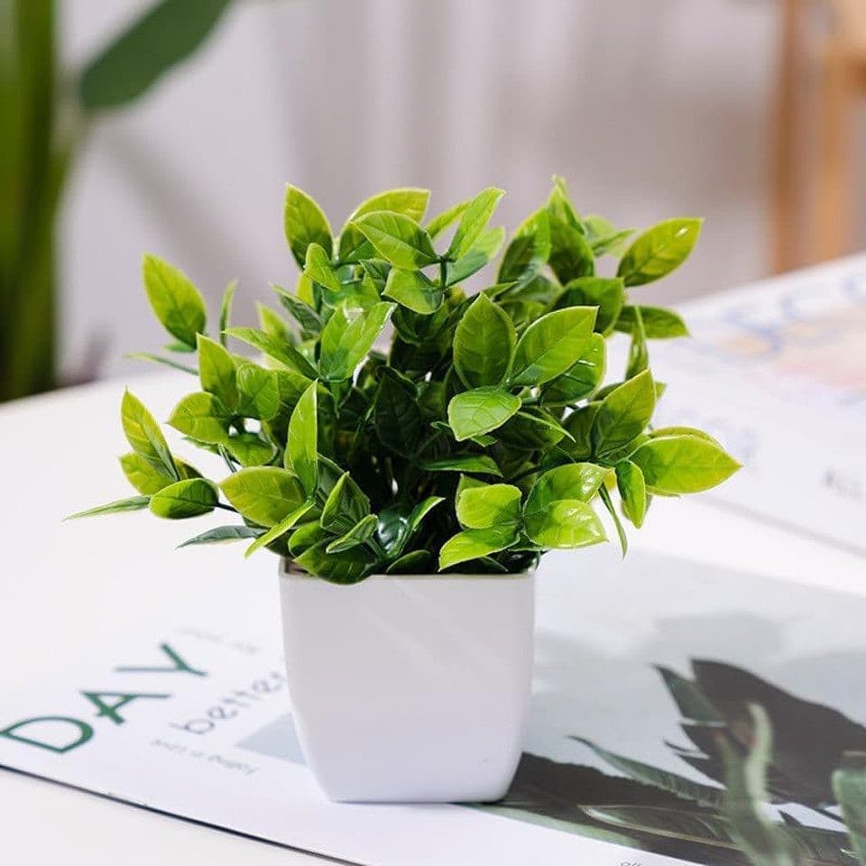 4-Pack Artificial Plants with Pot for Living Room and Office Decoration, 17x12 cm - Image 7