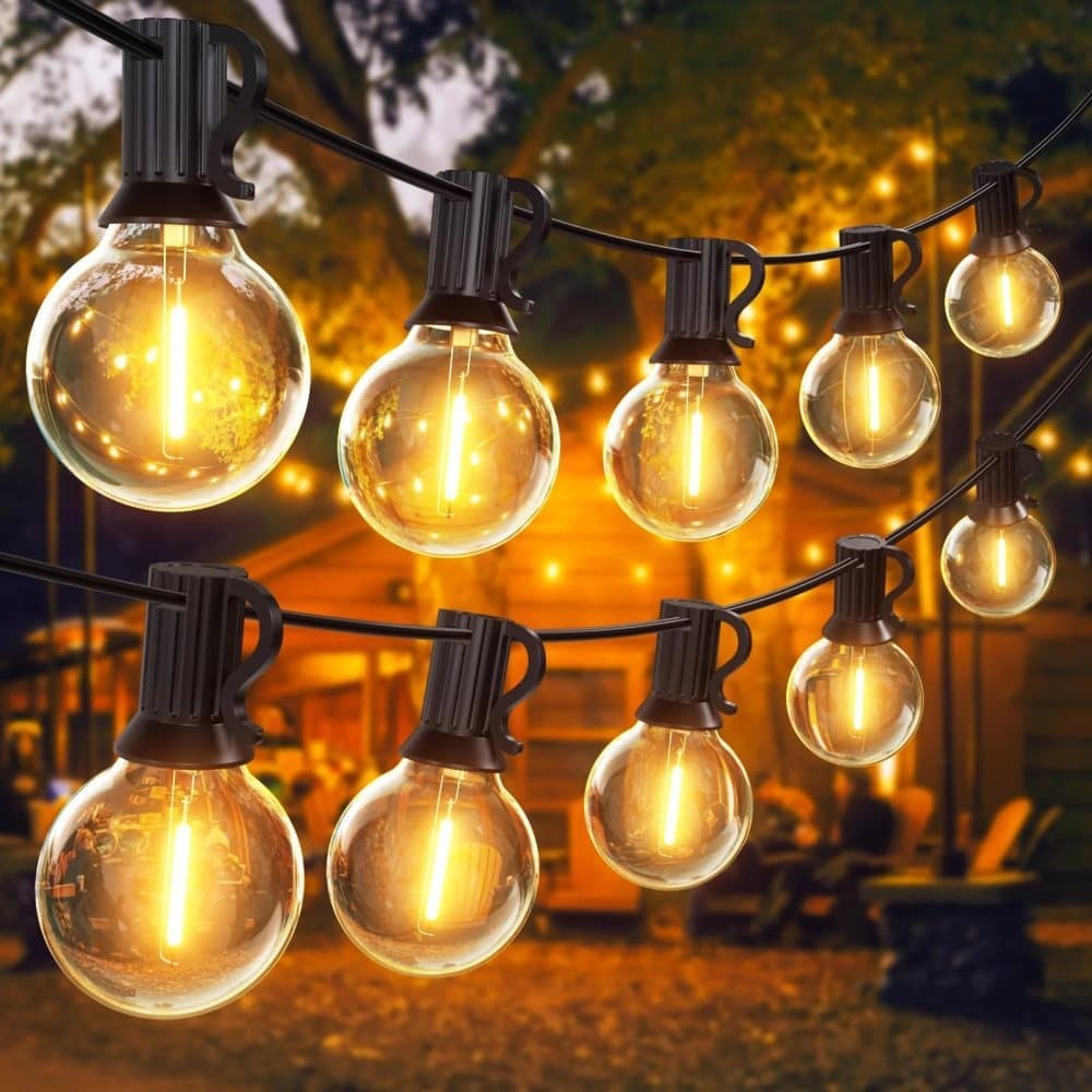 52 LED String Lights Waterproof G40 for Outdoor, 30m - Image 1