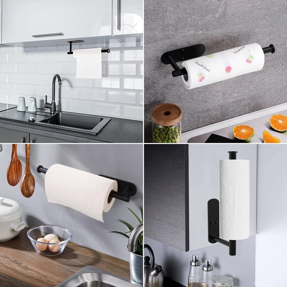 Self-adhesive paper towel holder, no drilling required - Image 5
