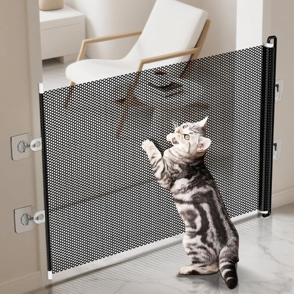 Child Safety Gate Removable for Indoors, 40x125 cm, Compatible with Children & Pets, Black - Image 2