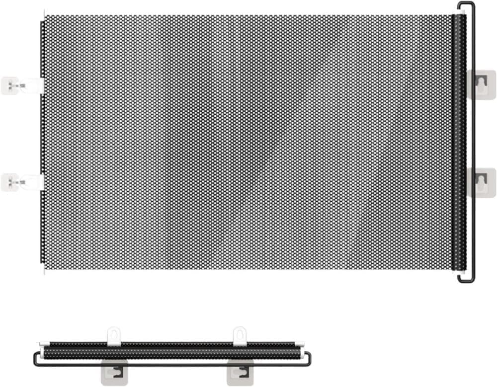 Child Safety Gate Removable for Indoors, 40/50x125 cm, Compatible with Children & Pets, Black, 50×125cm - Image 8