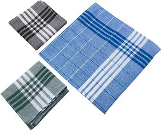 12-Piece Men's Cotton Napkin Set, 40x40 cm - Image 6