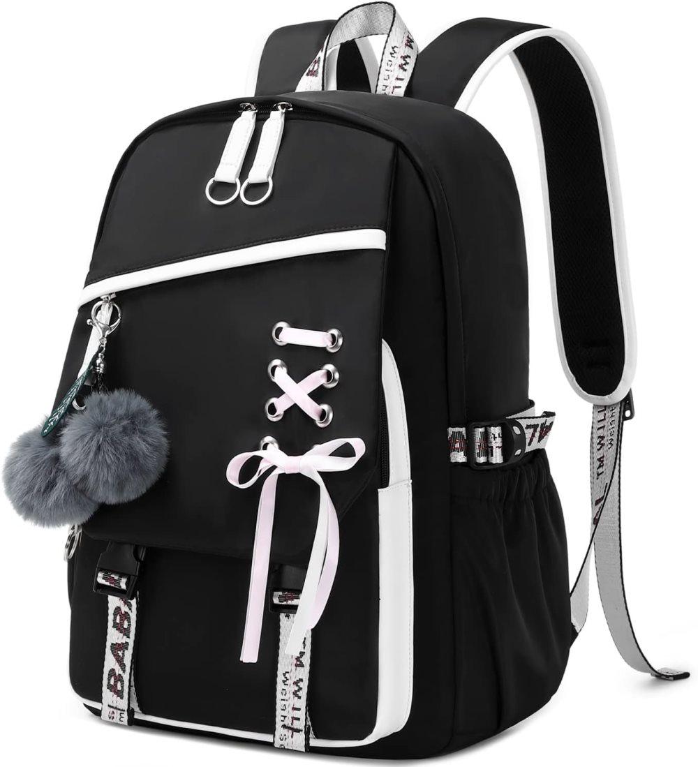 Waterproof Children Backpack for School, Durable Large Capacity Comfortable to Carry, Black - Image 1