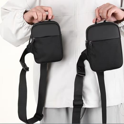 Waterproof Shoulder Bag for Cycling Sports Travel, Black, M - Image 4