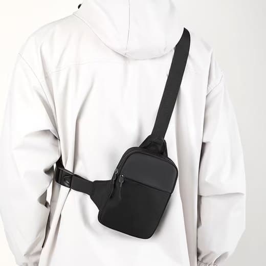 Waterproof Shoulder Bag for Cycling Sports Travel, Black, M - Image 5