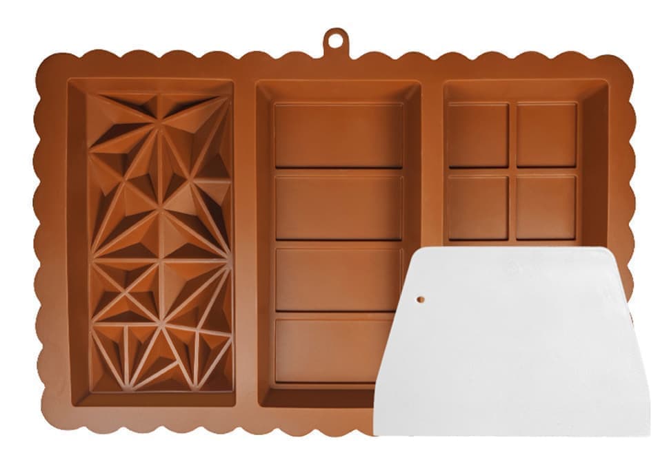 3-in-1 Chocolate Mold, Silicone BPA-Free, for Dubai - Image 1