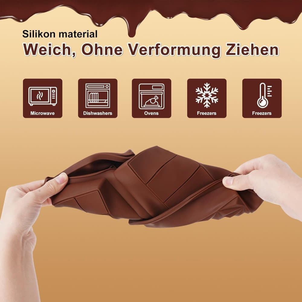 3-in-1 Chocolate Mold, Silicone BPA-Free, for Dubai - Image 4