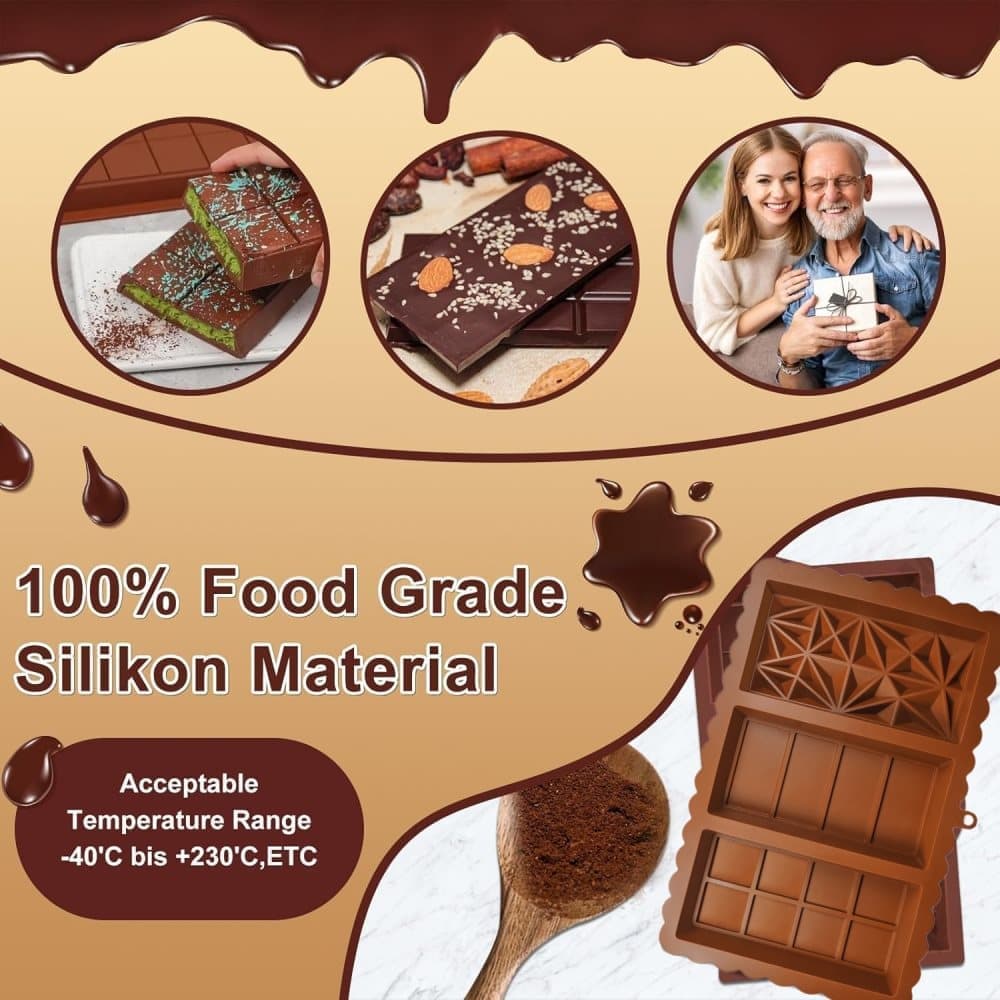 3-in-1 Chocolate Mold, Silicone BPA-Free, for Dubai - Image 7