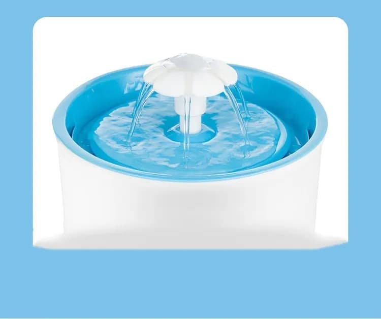 1.6L Round Pet Water Fountain for Cats and Dogs, Green - Image 7