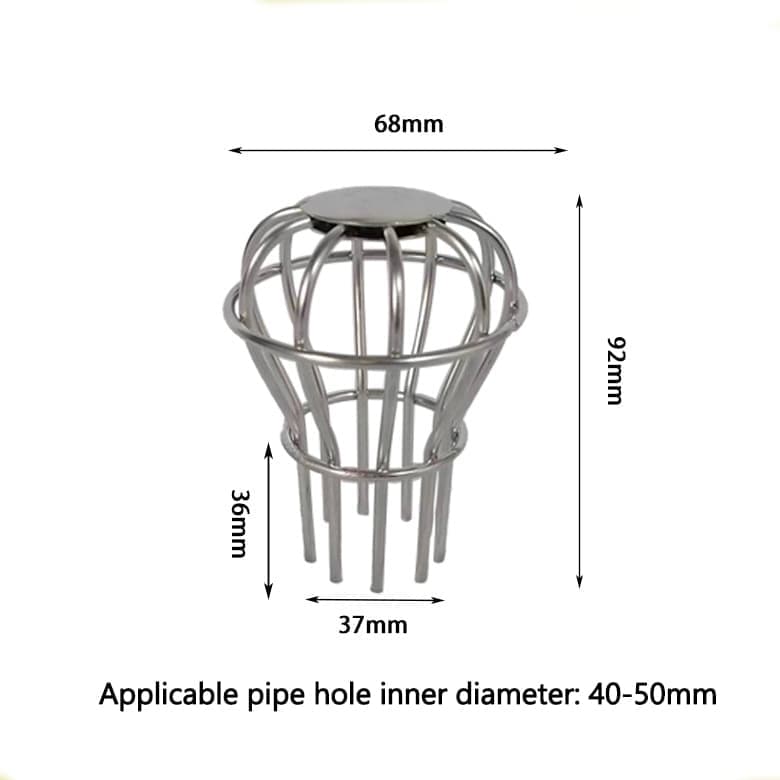 Leaf Stopper for Gutter, Ball-Shaped Drain Strainer for Roof with Large Flow Design, 68 x 92mm - Image 2