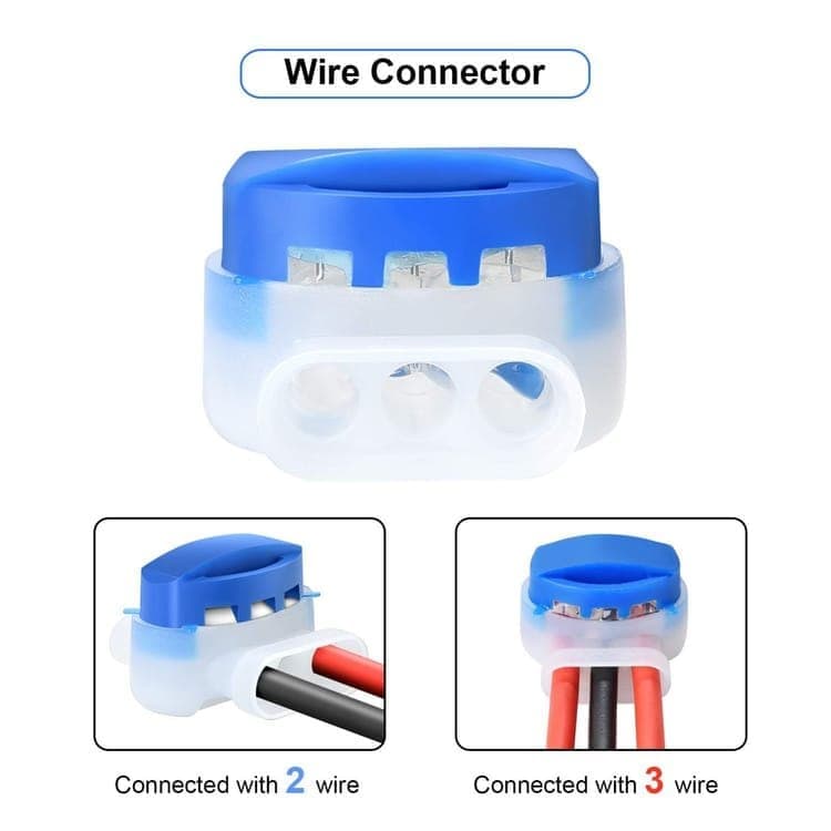 10 Pack Waterproof ABS Gel-filled Cable Connectors for Robotic Lawn Mower, with Resin for Garden Electrical Wire Repair, 10pcs - Image 3
