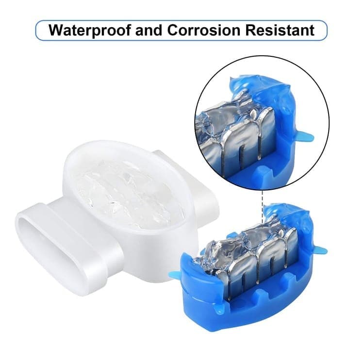 10 Pack Waterproof ABS Gel-filled Cable Connectors for Robotic Lawn Mower, with Resin for Garden Electrical Wire Repair, 10pcs - Image 4