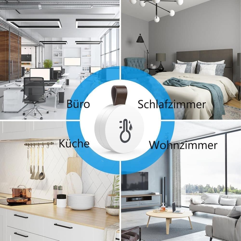 Wireless Bluetooth Thermometer Hygrometer with App Data Storage and Display - Image 7