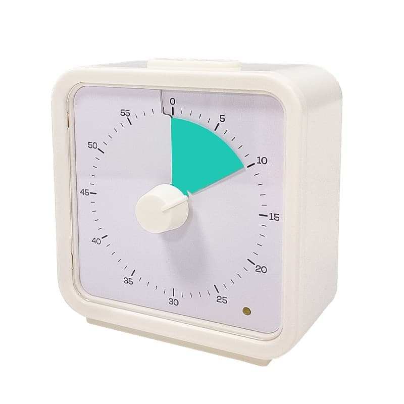 60 Minute Visual Timer for Kids Learning Classrooms and Meetings, Adjustable Volume with Magnet, Green - Image 1