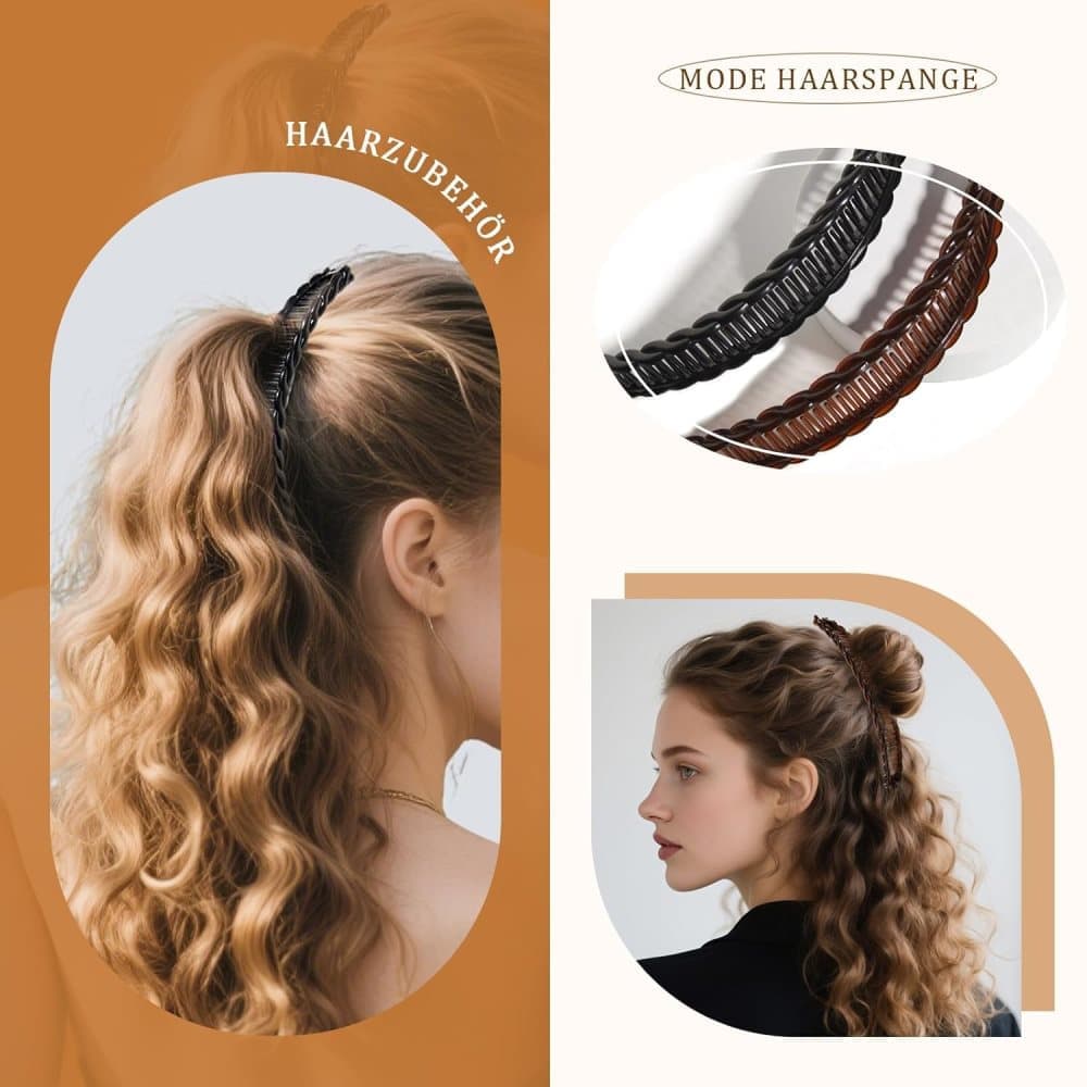 2 pcs Banana Hair Clips, French Fishtail Hair Accessories Combs - Image 4