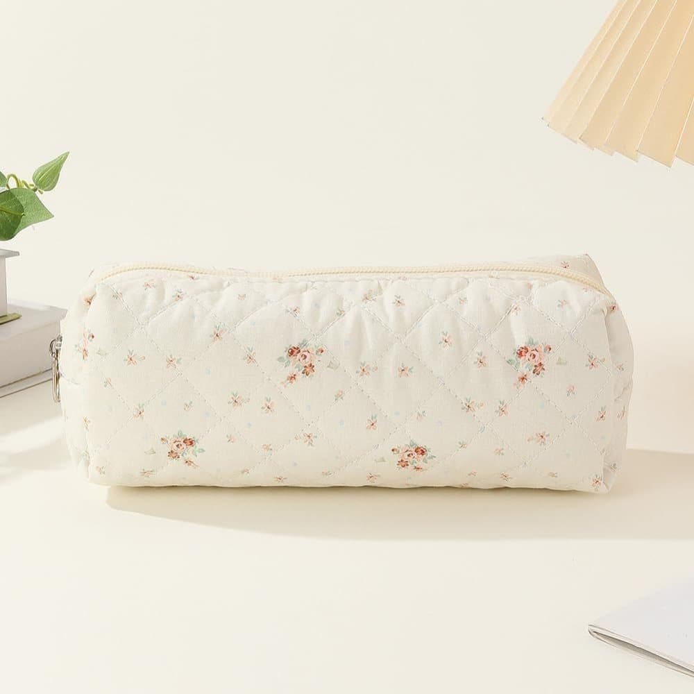 3-Piece Floral Makeup and Toiletry Travel Bag, Size 4 - Image 6