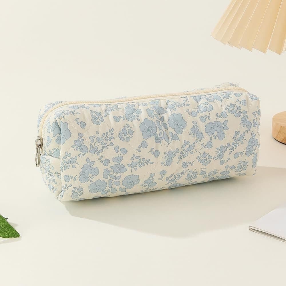 3-Piece Floral Makeup and Toiletry Travel Bag, Size 1 - Image 7