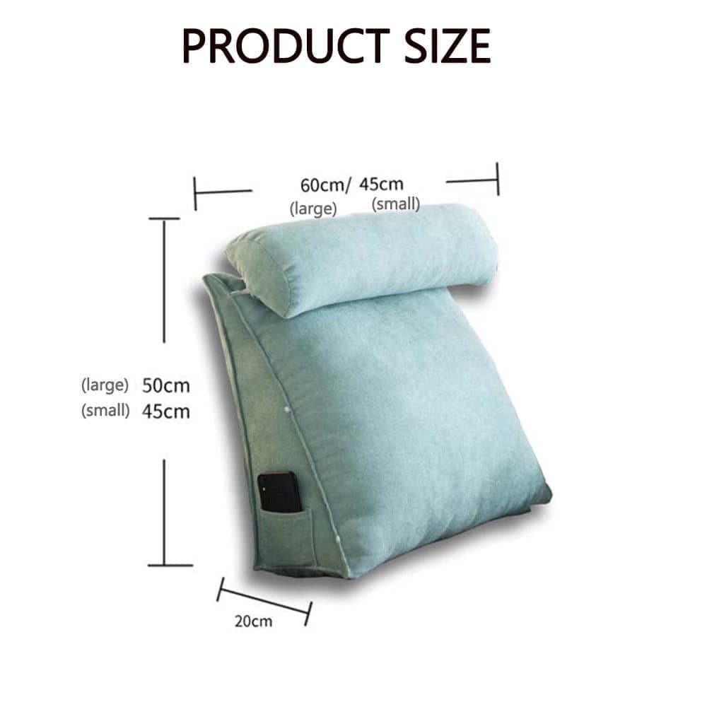 Adjustable Lumbar Support Cushion with Headrest for Office Chair, 45 x 45 x 20cm, Brown - Image 7