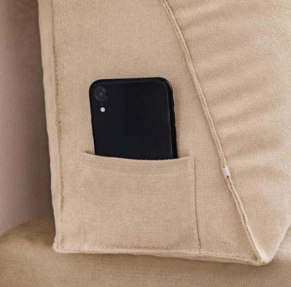 Adjustable Lumbar Support Cushion with Headrest for Office Chair and Car Seat, 45 x 45 x 20cm, Gray - Image 4