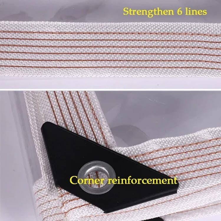 Waterproof Tarpaulin 1x5m, Transparent PE Film for Garden and Camping, Rainproof, 1x5m - Image 5