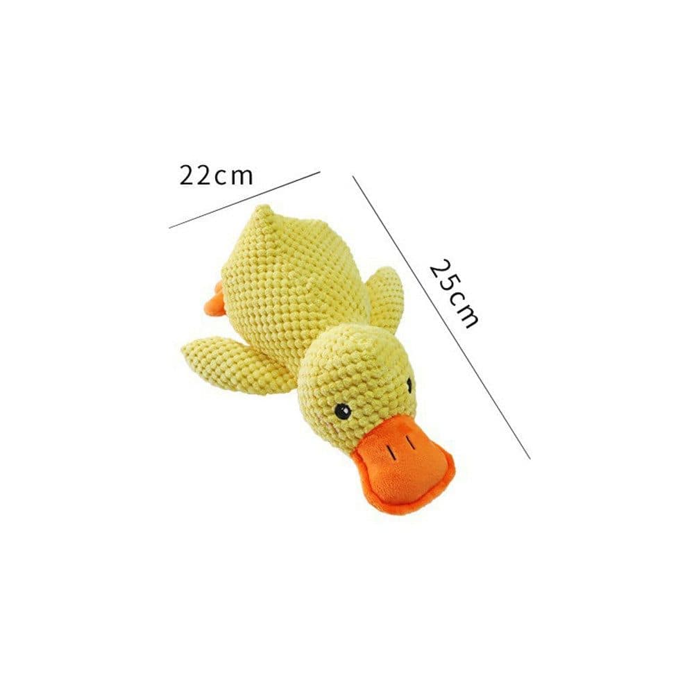 1 Calming Dog Toy Plush Duck with Squeak for Small Dogs, S - Image 8