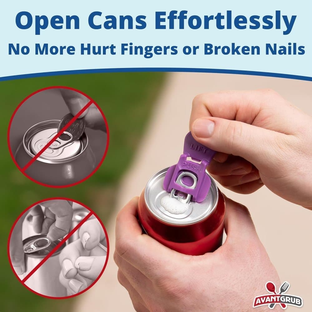 6-Pack Reusable Can Opener and Bottle Opener, Finger Protector, Multi-Colored - Image 7