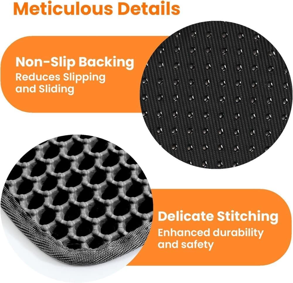 Double EVA Cat Litter Mat for Scattered Sand Control, Black, 45x60cm - Image 7