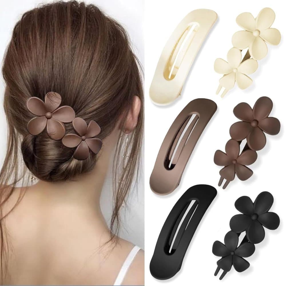 6-Pack Large Hair Clips, 11 cm, Anti-Slip Strong Grip for Daily Use - Image 1