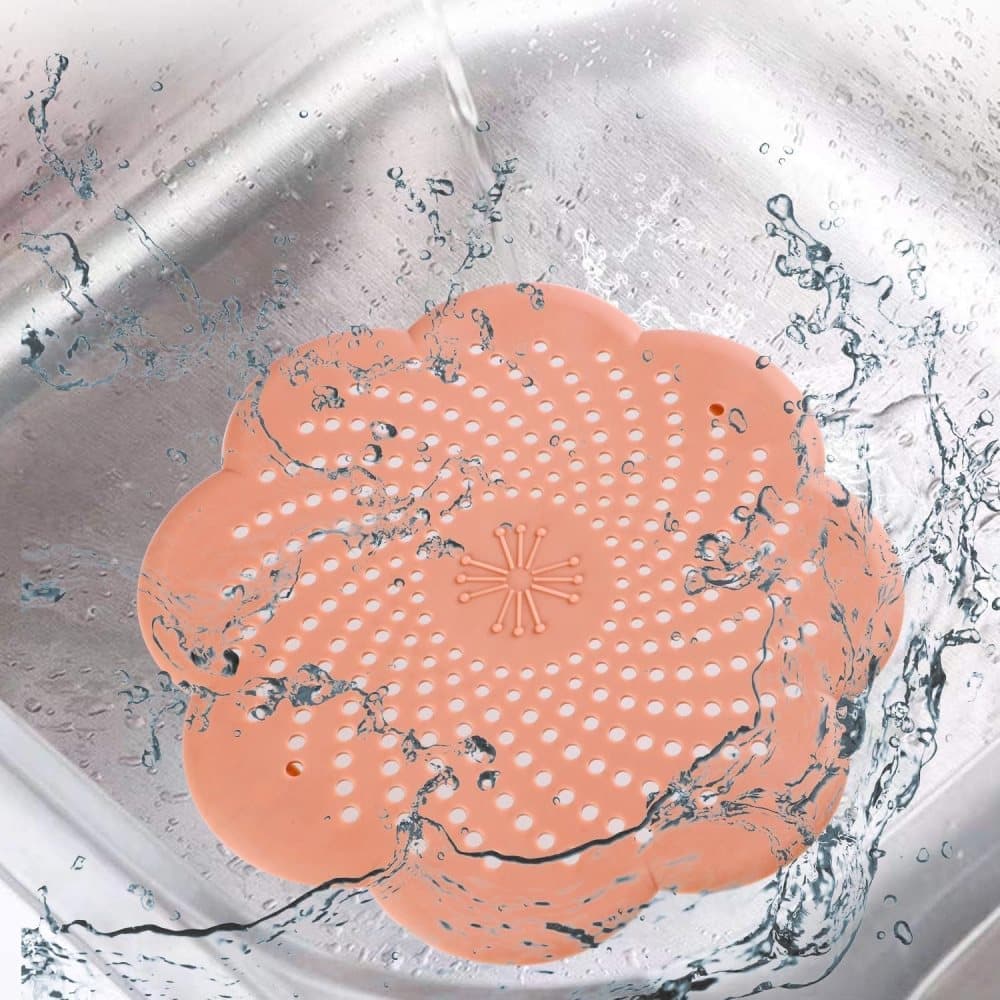 5-Pack Silicone Hair Trap Filter for Drain & Sink, Collects Debris and Food Residue, Compatible with Bathtub and Shower - Image 4
