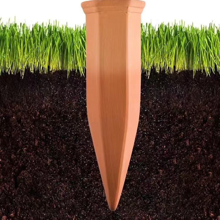 8pcs Clay Cones Watering Cones Plant Water Dispenser, 8cm - Image 6