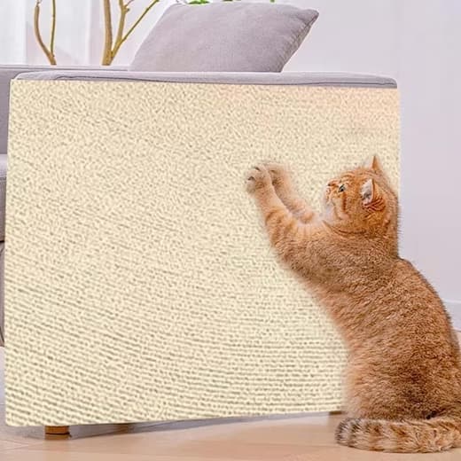 Self-adhesive cat scratching board wall and sofa protector DIY corner mat for cats, 40cm x 200cm, compatible with Wood - Image 7