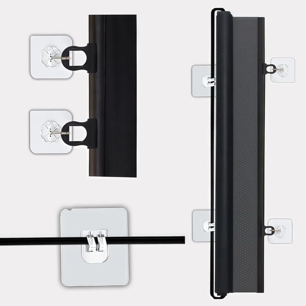 50x125cm Retractable Safety Gate for Dogs and Cats, Portable for Doors and Stairs, with Protective Fence - Image 4