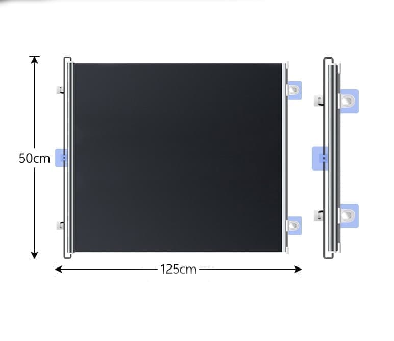 50x125cm Retractable Safety Gate for Dogs and Cats, Portable for Doors and Stairs, with Protective Fence - Image 6