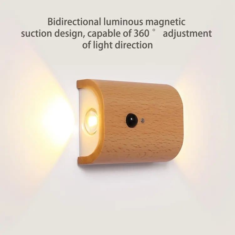 2-Pack LED Wall Lamp with Motion Sensor, Rechargeable, for Garden Fence Stairs and Patio - Image 5