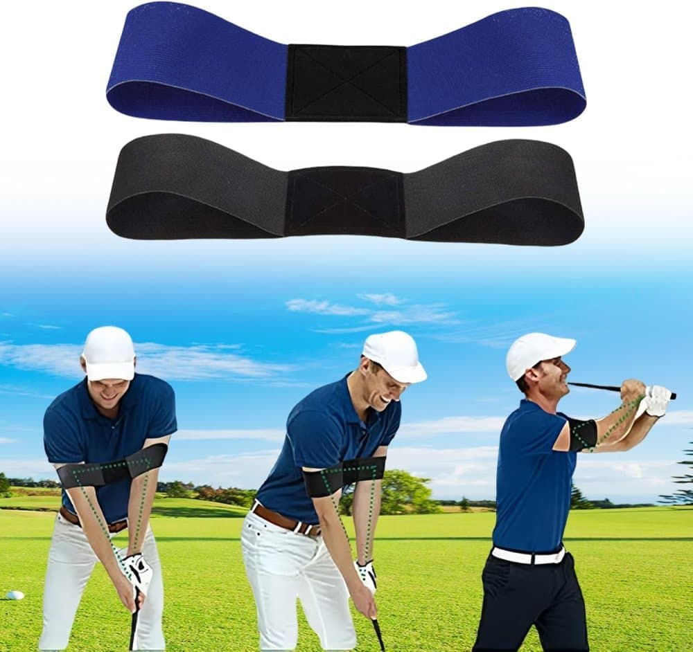 2pcs Golf Swing Training Bracelet for Posture Correction, Compatible with Golf Training Aids - Image 1