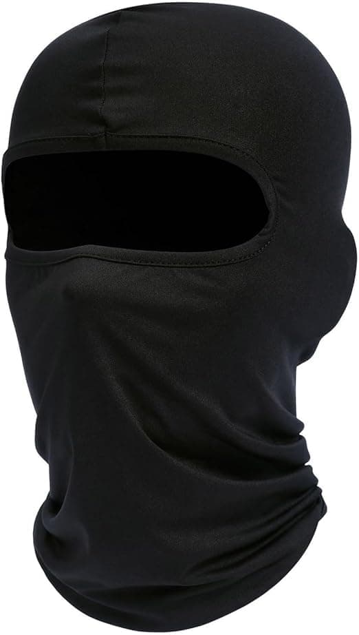 1-Pack Black Balaclava Ski Mask MC Hood - Image 1