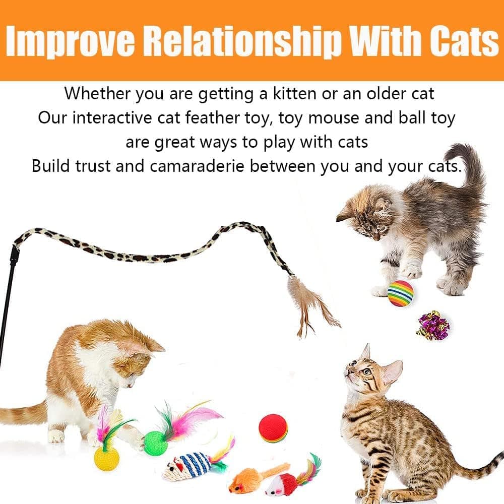 21 Piece Cat Toys for Kittens and Cats - Image 4