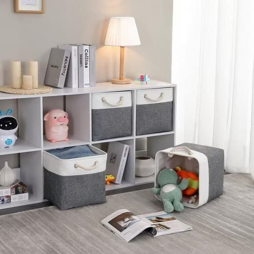 33 Pack Storage Basket Cube for Clothes and Toys, 33x33x33 cm, Home Organization Storage Box - Image 5