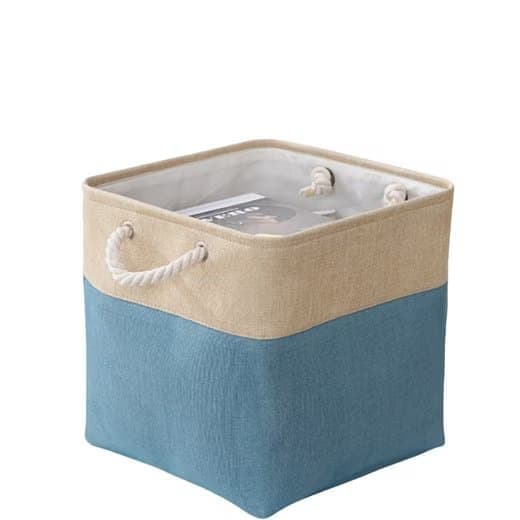 33x33x33 cm Storage Basket Cube with Lid for Clothes and Toys, Home Organization Storage Box, SZ6 - Image 1