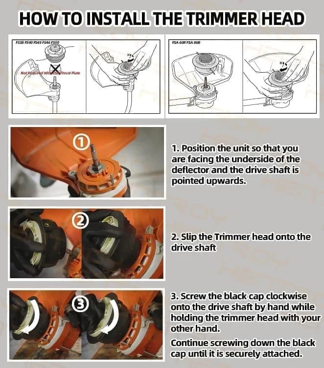 Grass trimmer head Stihl AutoCut C6-2, M8x1.25 - Image 3