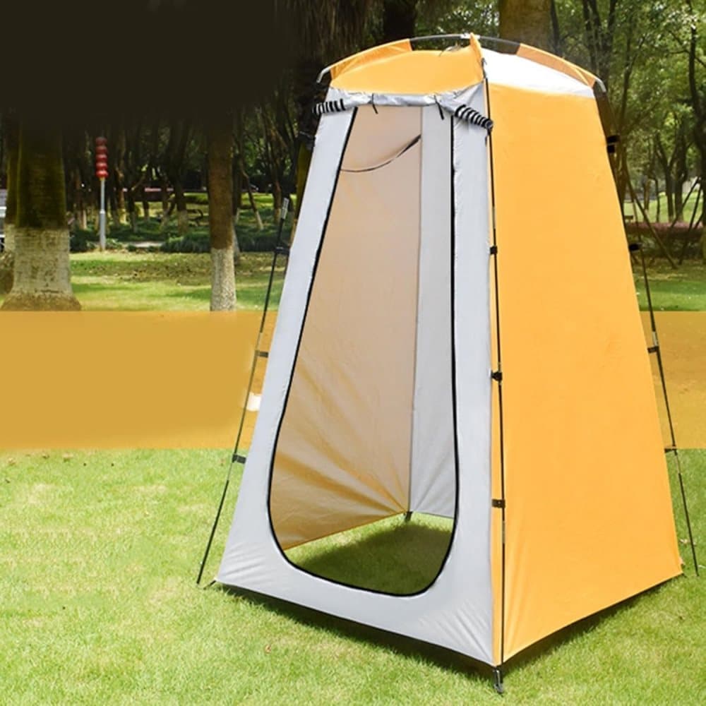 Pop-up Tent Changing Room 120x120x190 cm, Foldable Outdoor Camping Shelter with Inner Pocket, Multicolored - Image 2