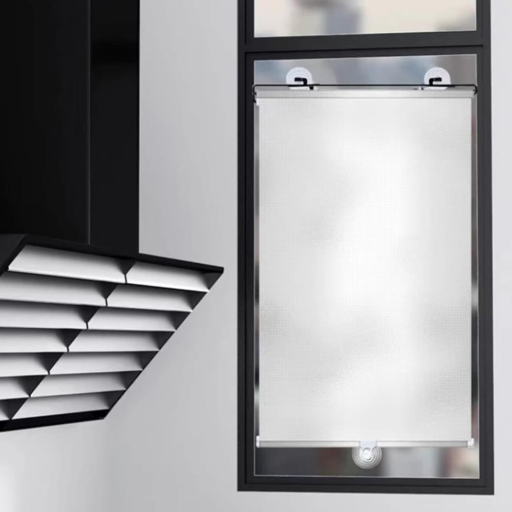 2-Pack Blackout Roller Blinds with Suction Cups, Telescopic Portable Sunshade, Silver, 40×60CM - Image 6