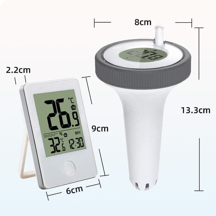 Floating Pool Thermometer Wireless with LED Display IPX8 Water Resistant, for Pool and Spa - Image 2